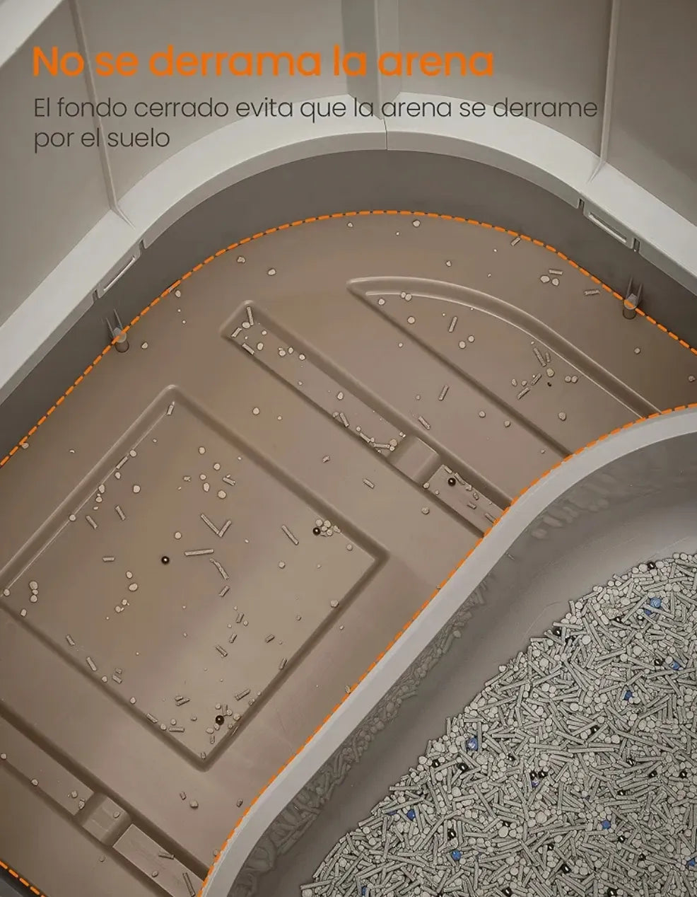Arenero cerrado para gatos XXL