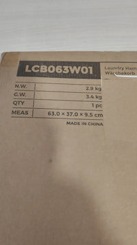 Cesto de ropa con tapa, 100 L, de bambú,
