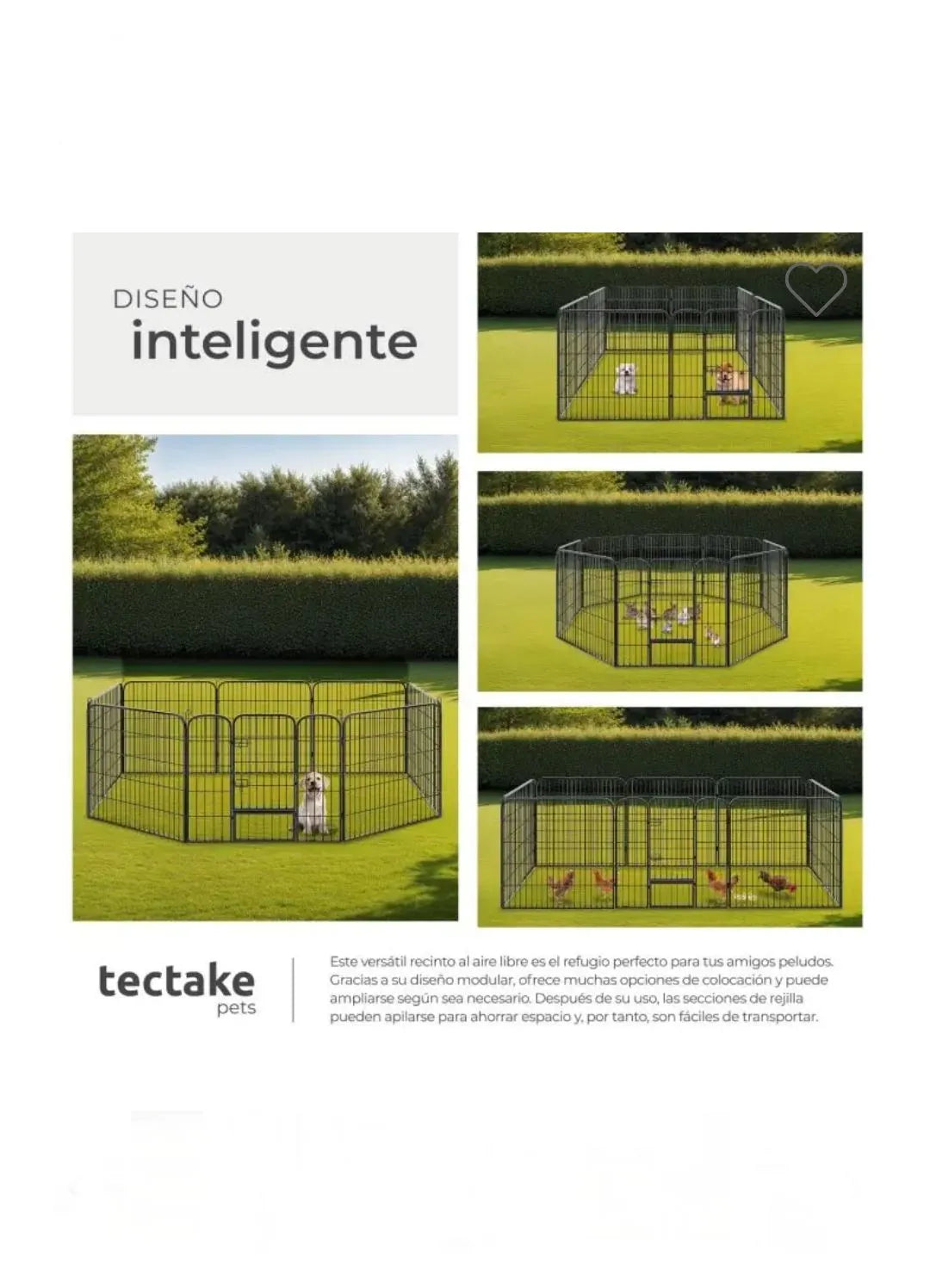 parque para cachorros LISA 80 cm