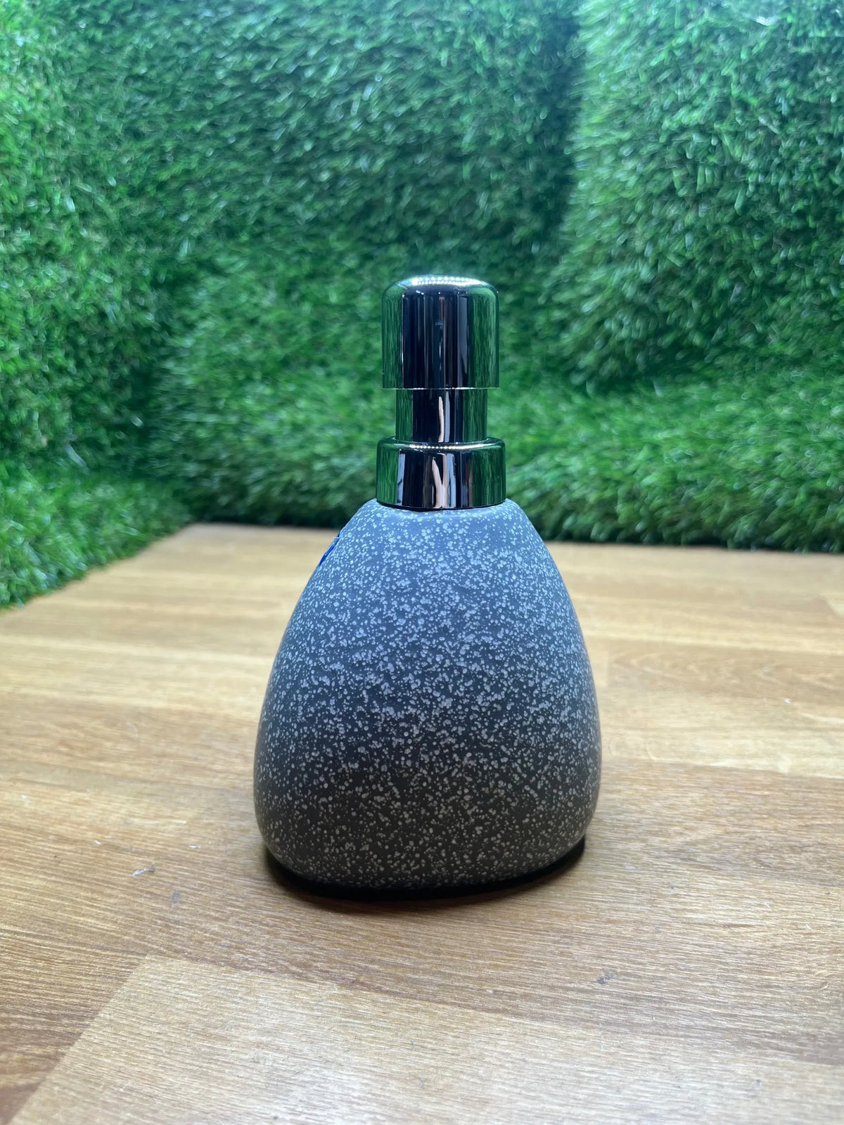 Dosificador de jabón Pion gris cerámica WENKO