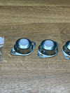 Ruedas de oficina 4PCS Rodillo de nailon universal