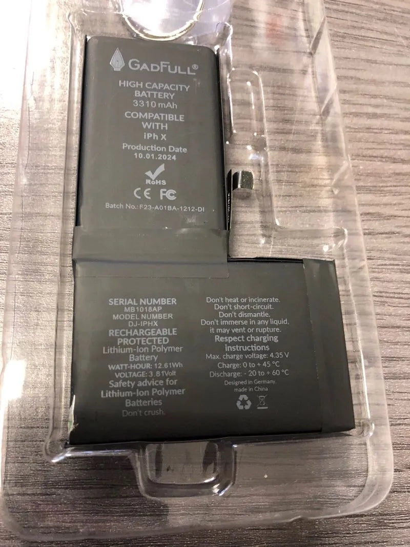 Batería para telefono iPhone X