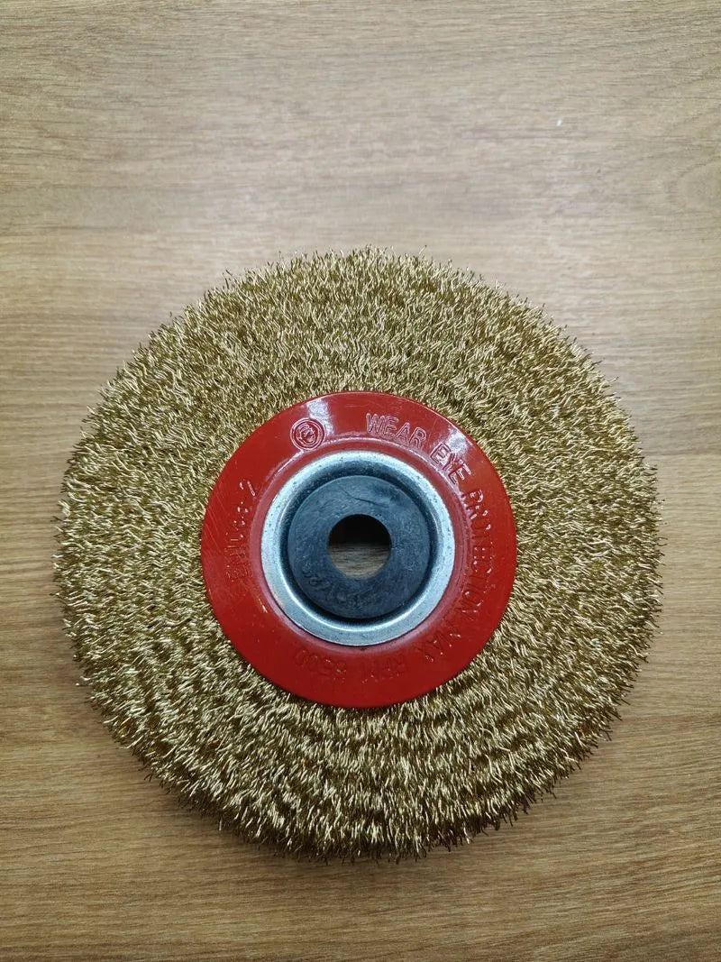 Rueda de acero latonado  125mm