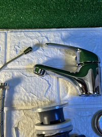 Grifo Baño con Vaciador Desague Automatico