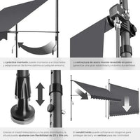 Toldo plegable para balcón