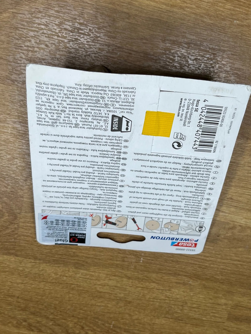 Gancho Adhesivo Universal para Pared 8kg tesa