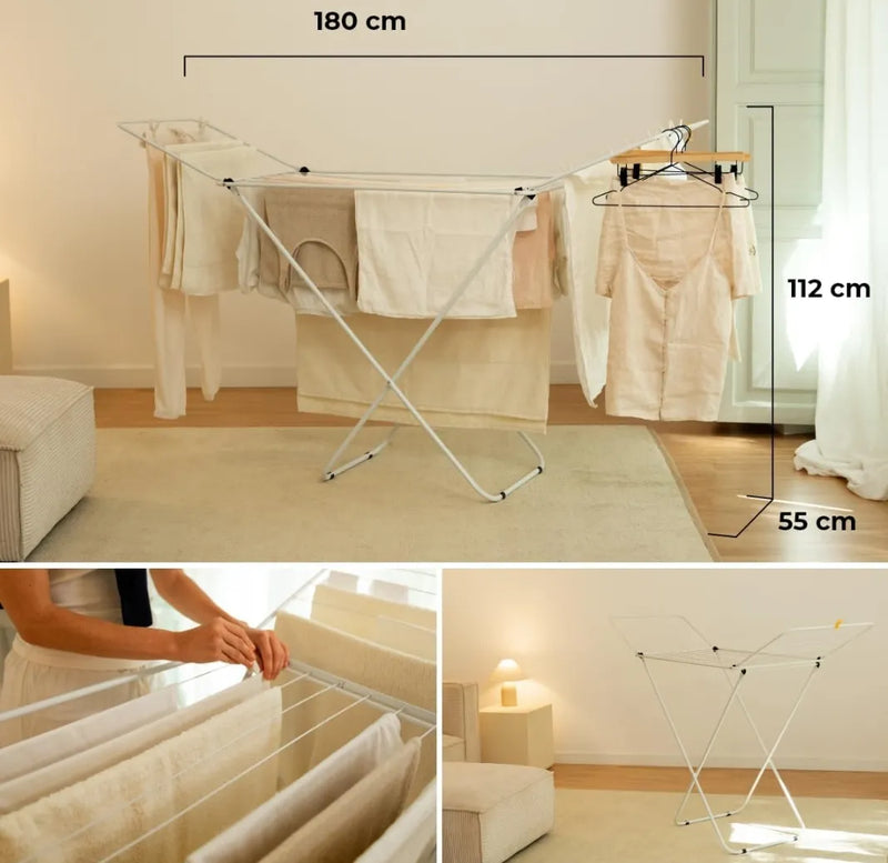 Tendedero plegable con alas - Newlux