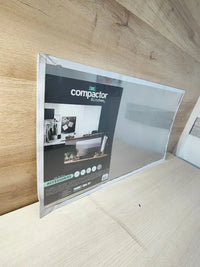 Compactor - Vajillero mural, Plata, 50 x 0.2 x H.9