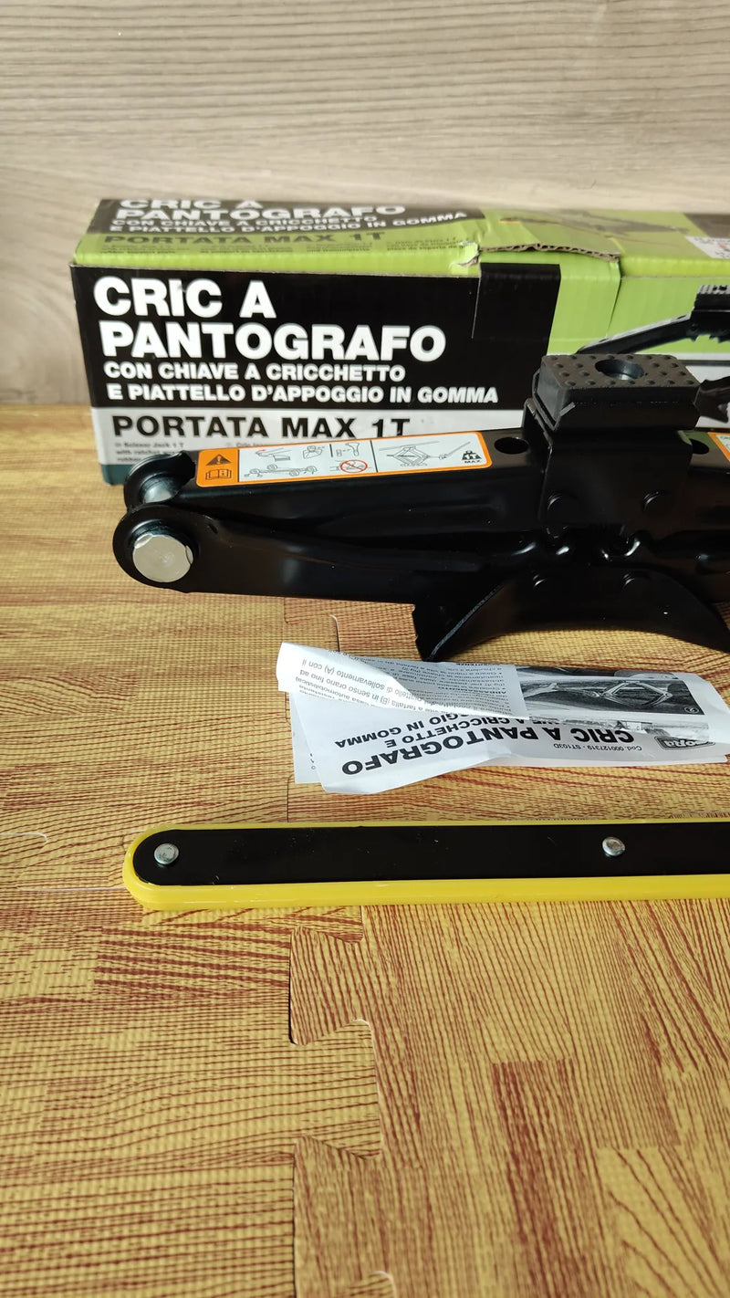 Gato de Tijera con Ruedas Portátil 1,5T