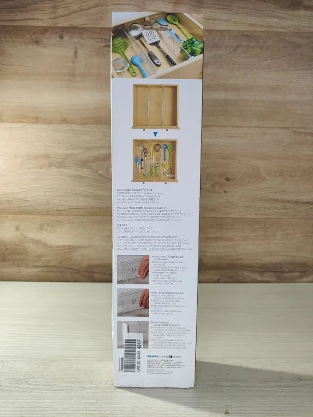 Organizador de cajones ajustable