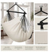 Silla colgante con cojines