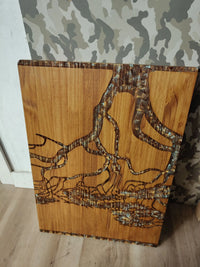 Accesorios de pared de madera