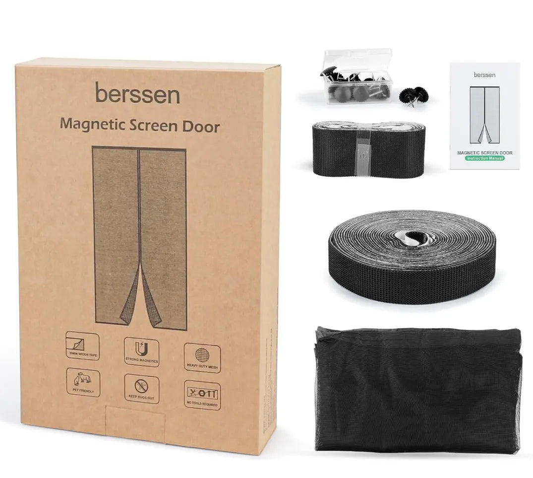 Mosquitera para puertas con cierre magnético - Berssen