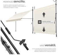 Toldo plegable para balcón