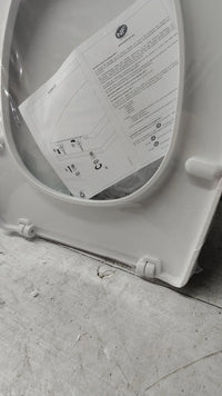 Asiento Fijo para el Inodoro, Incluye Kit de Fijación y Bisagras de Acero