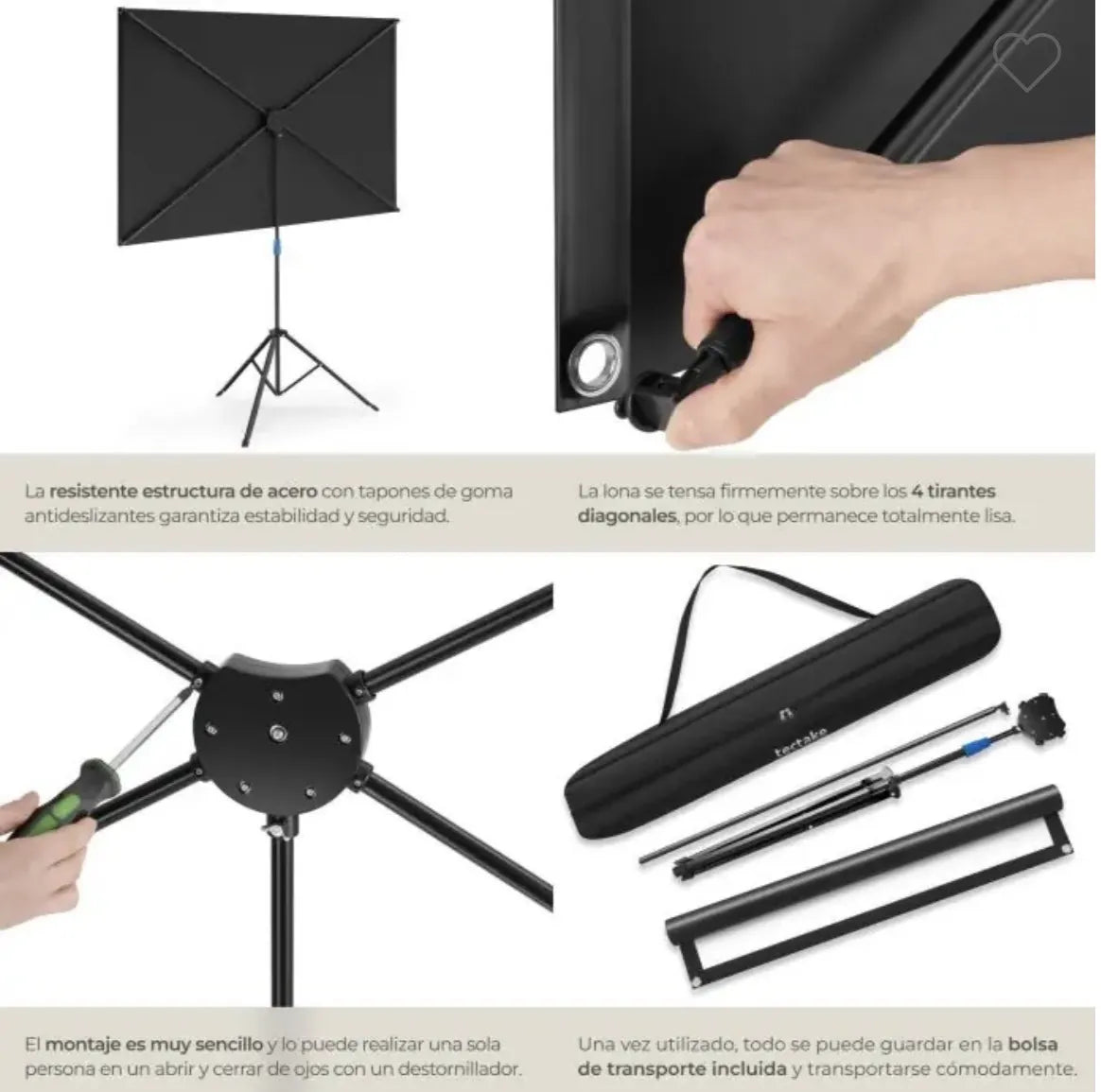 Pantalla para proyector