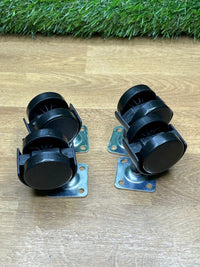 Juego de 4 Ruedas para muebles de 40 mm