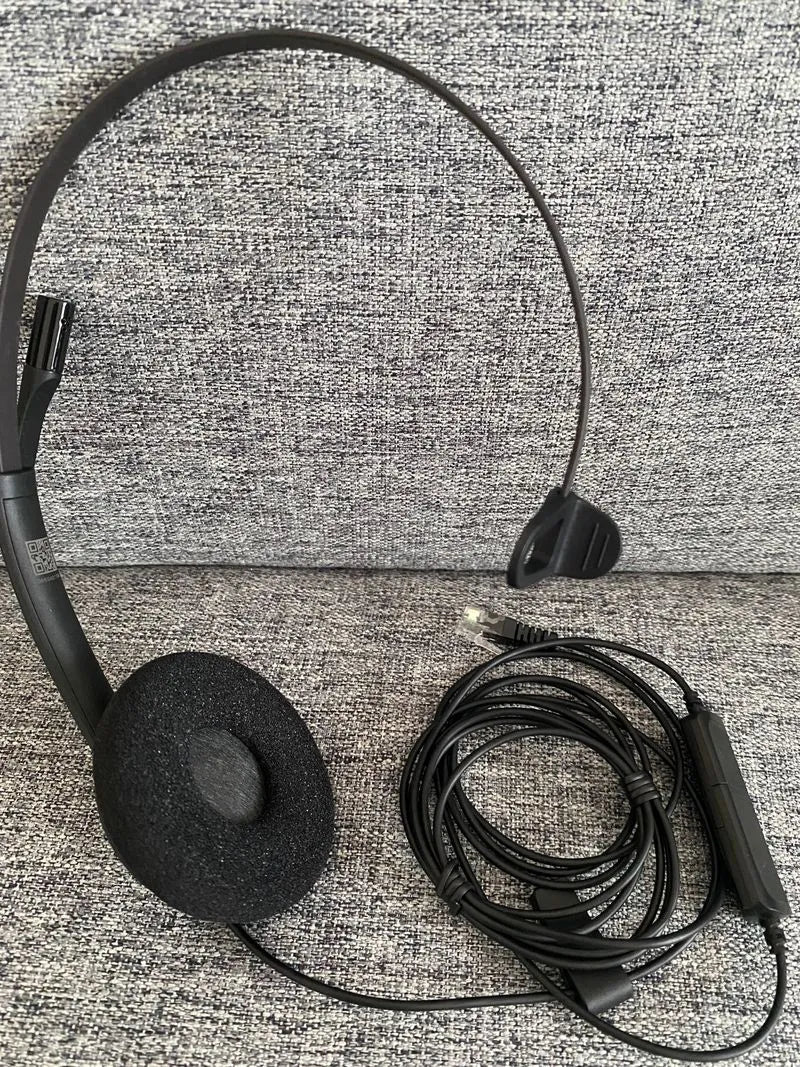 Auriculares monoaurales con Cable conexión RJ,