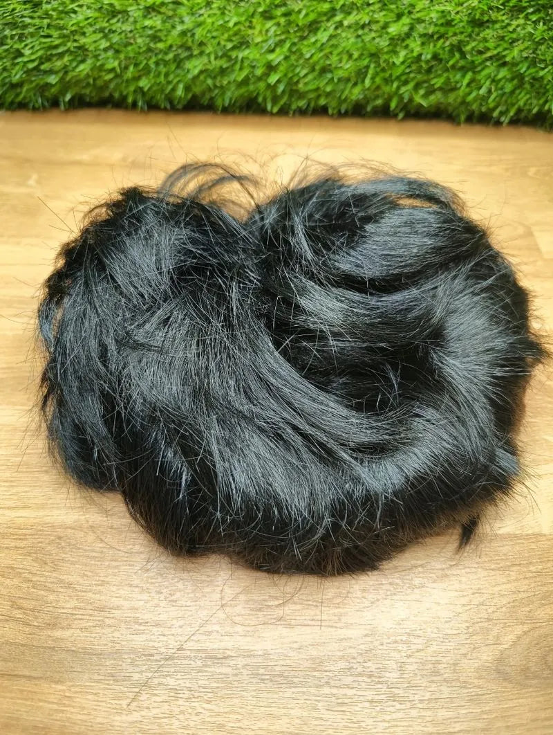 Peluca Negra Rockstar Wig