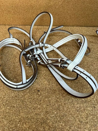 Brida de Piel Blanca Completa