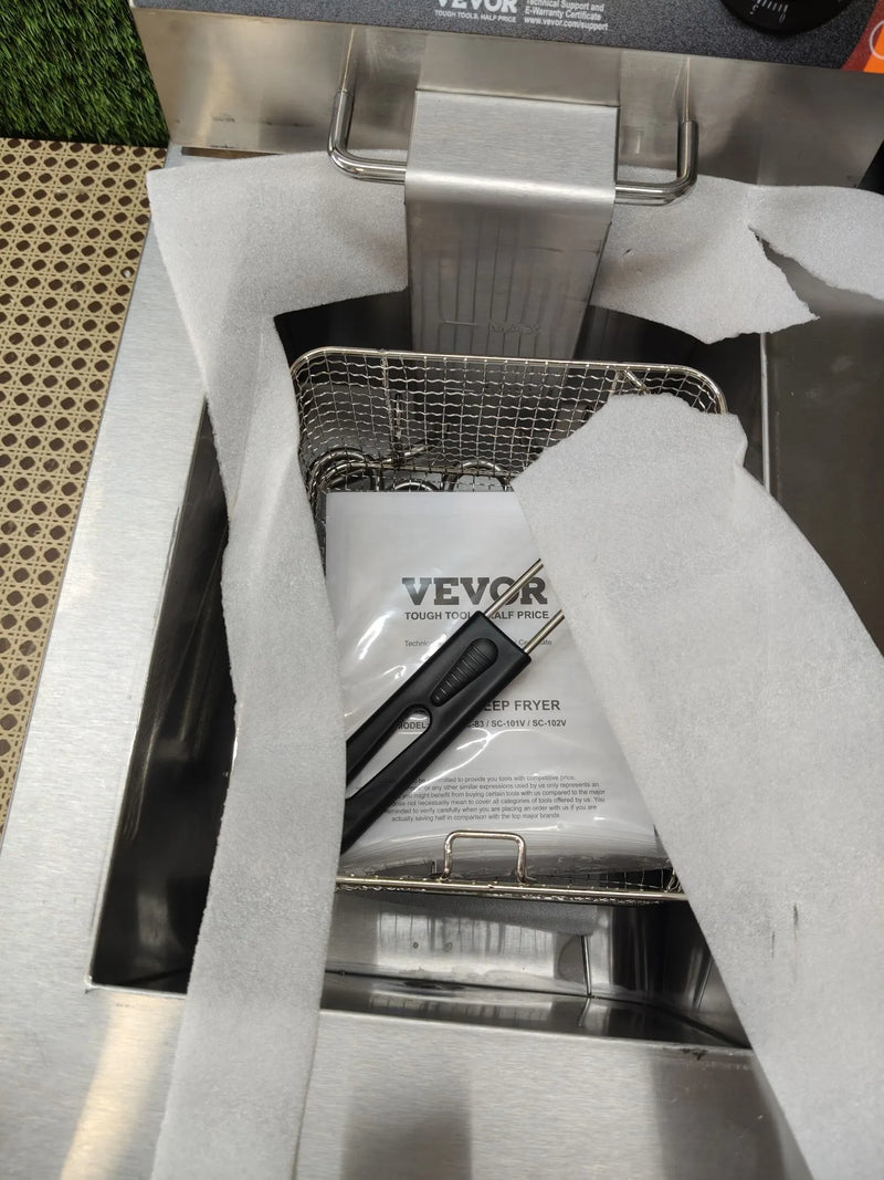 Freidora eléctrica comercial Vevor