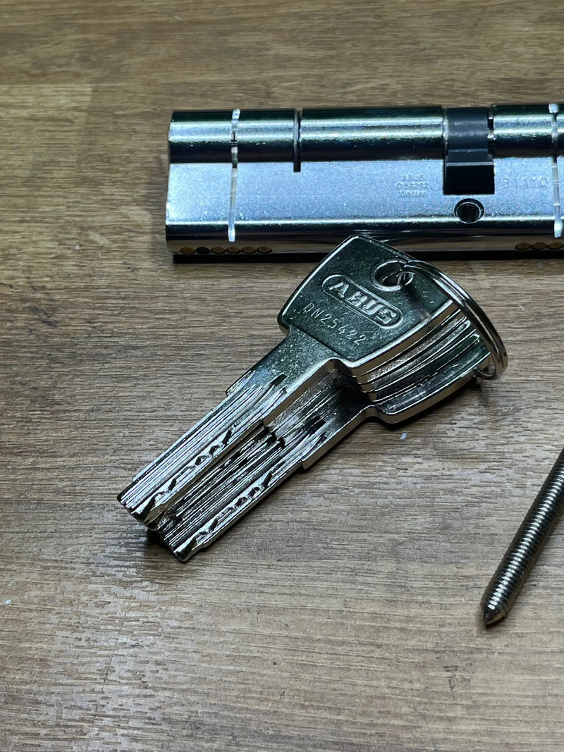 Cilindro de botón niquelado Z60/K30 ABUS