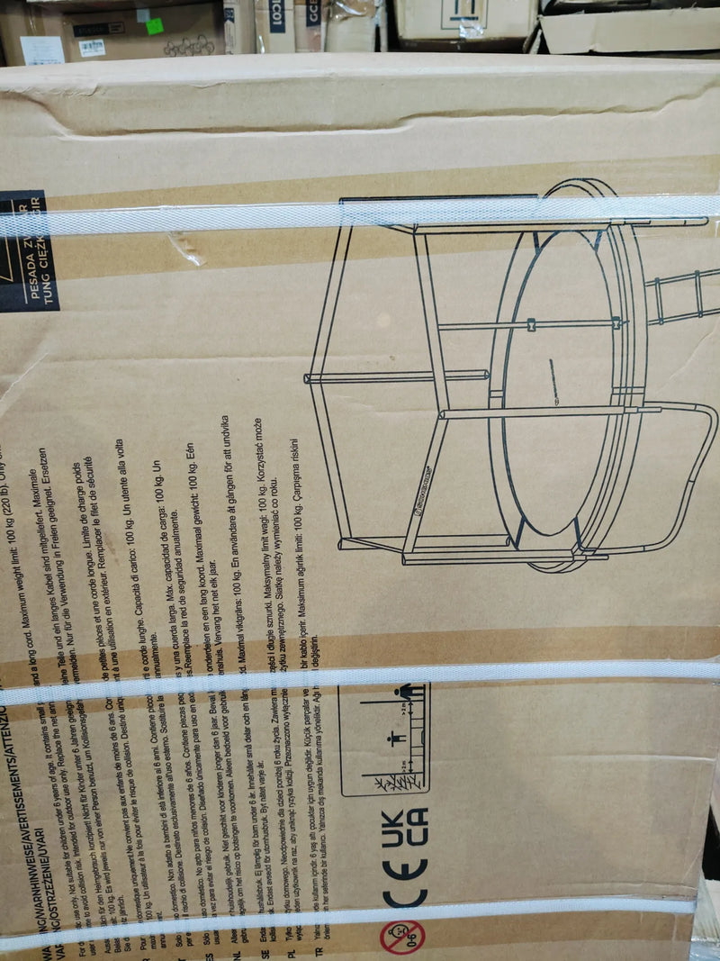 Cama elástica exterior grande