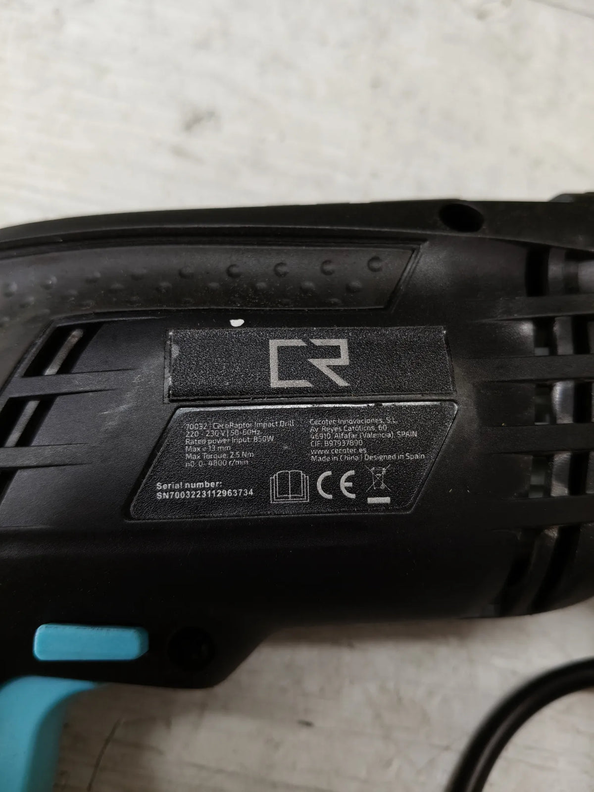 Taladro Eléctrico Percutor - CECOTEC