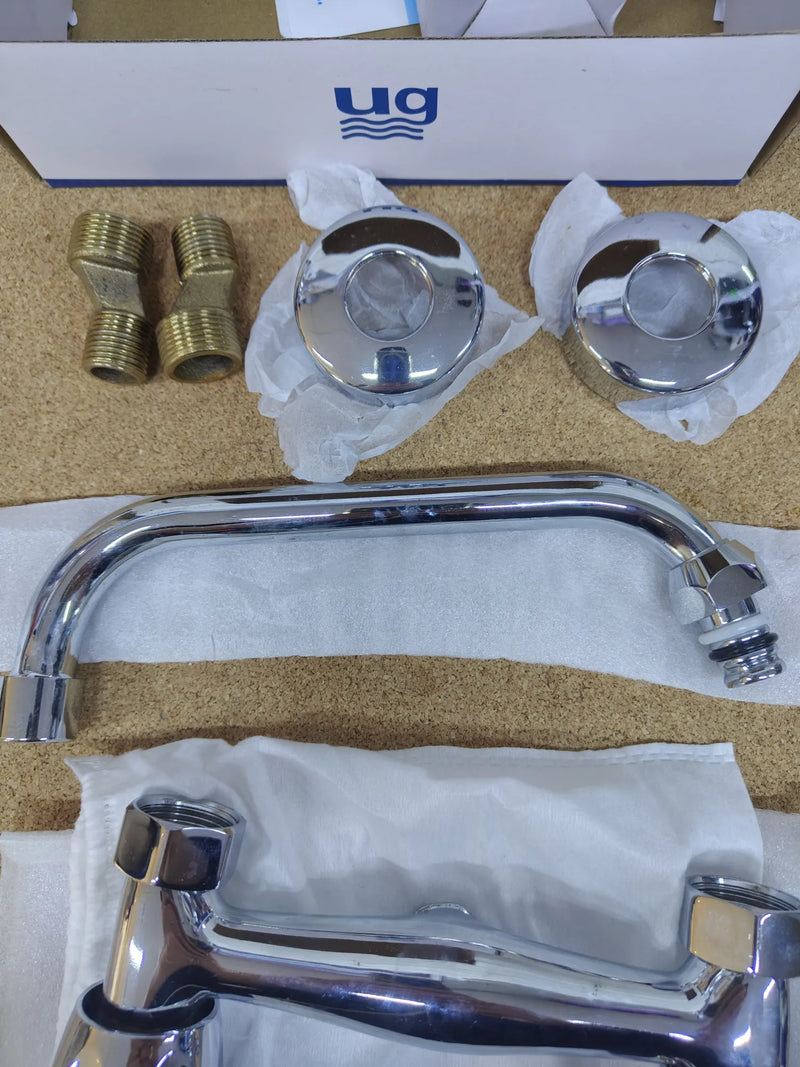 Batería de fregadero de pared Sauco de 150 cm