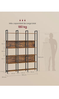 Librería, Estantería de 6 Niveles
