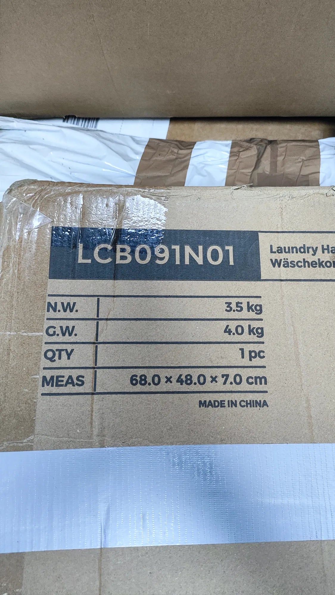 Cesta de lavandería SONGMICS