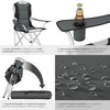 Silla de camping acolchada
