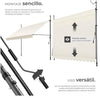 Toldo plegable para balcón