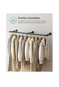 Perchero de Pared, Colgador de Pared, Estilo Industrial