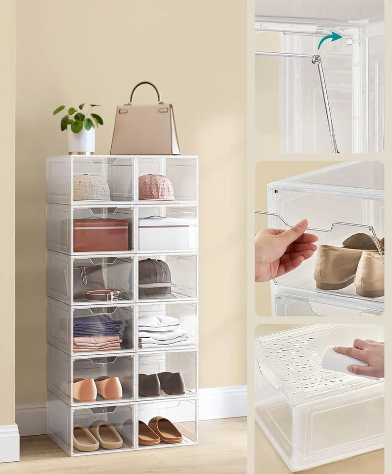 Cajas de zapatos pack de 12 - Songmics