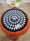 Paellera naranja 38cm IBILI