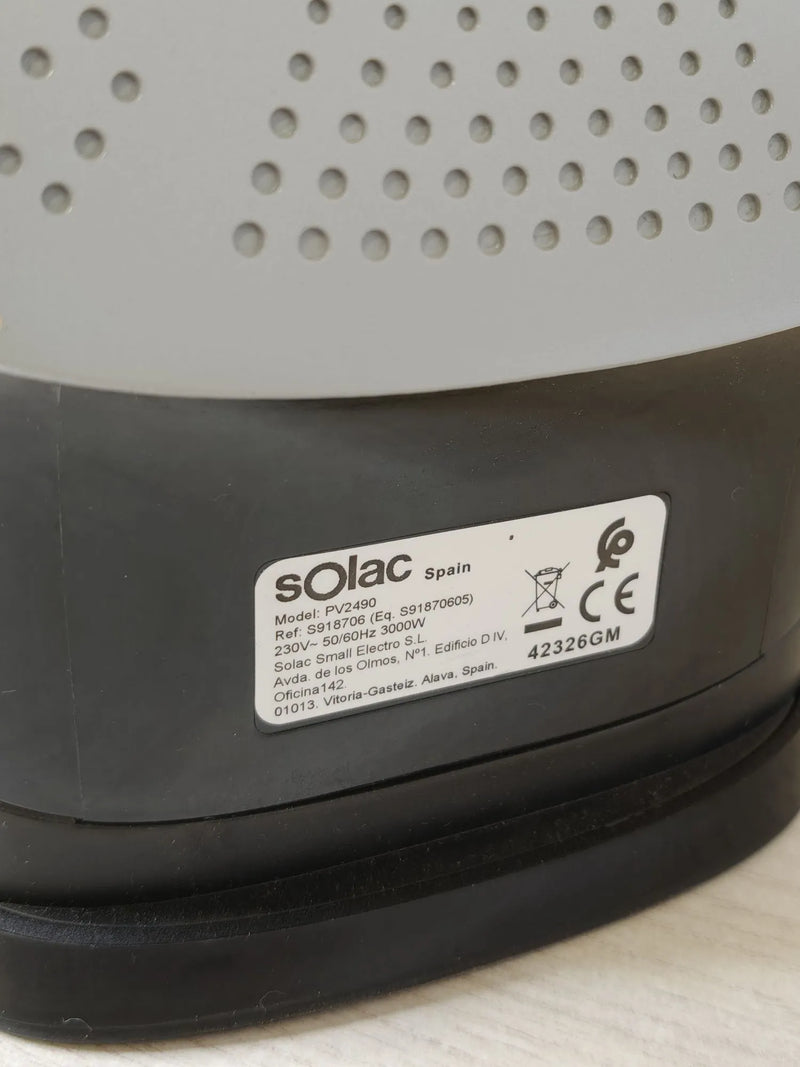 Plancha de Vapor PV2490, 3000W Potencia - SOLAC SOLUTION