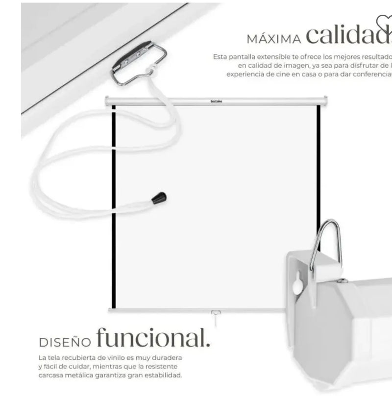 Pantalla para proyector