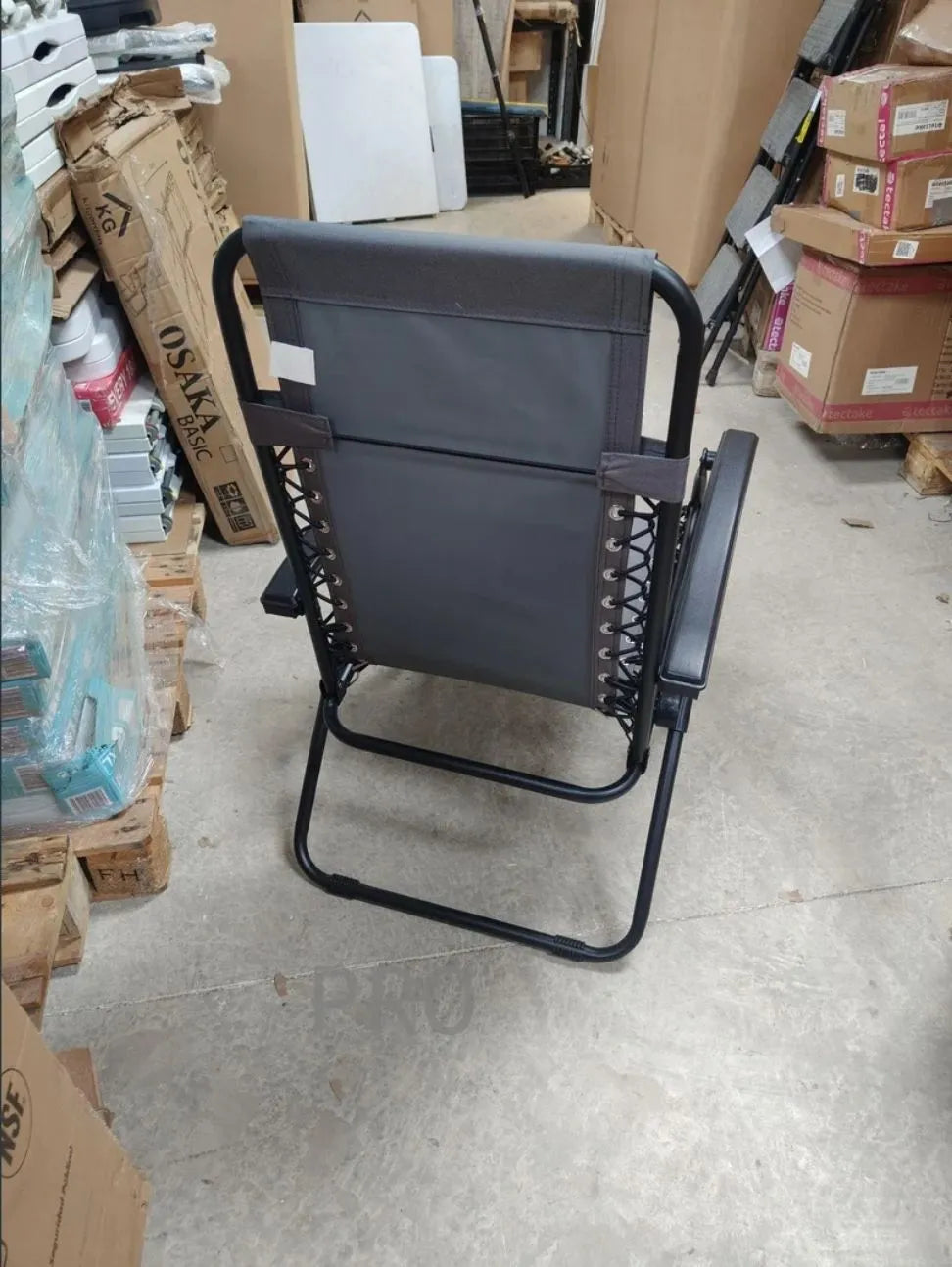Silla Tumbona con Reposabrazos Plegable