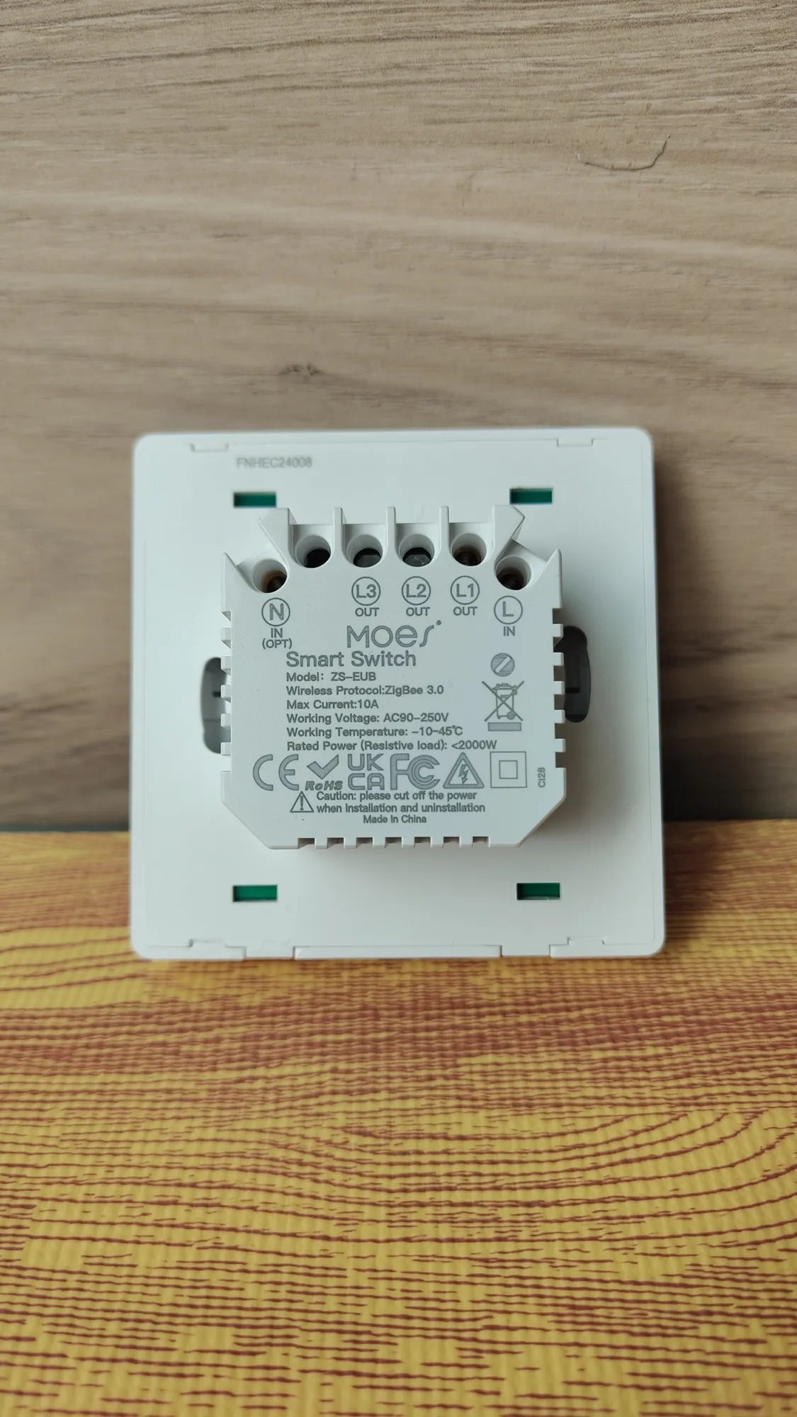 Interruptor de luz inteligente No requiere cable neutro
