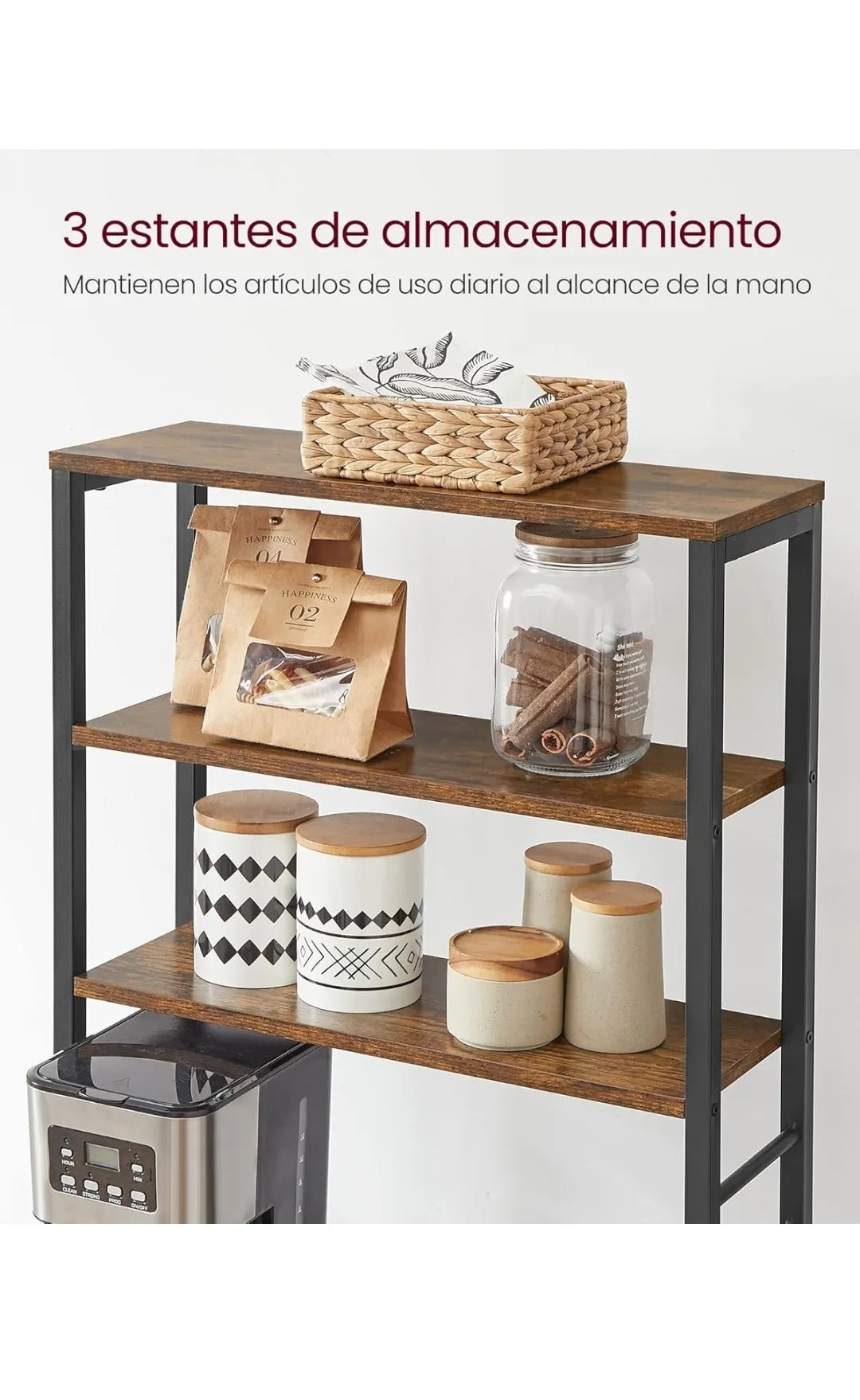 Estantería de Cocina, Estantería de Panadería, 6 Estantes