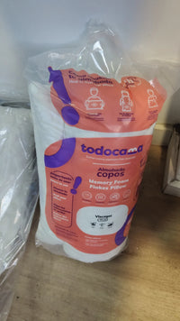 Almohada viscoelástica VISCOGEL con Copos 100%