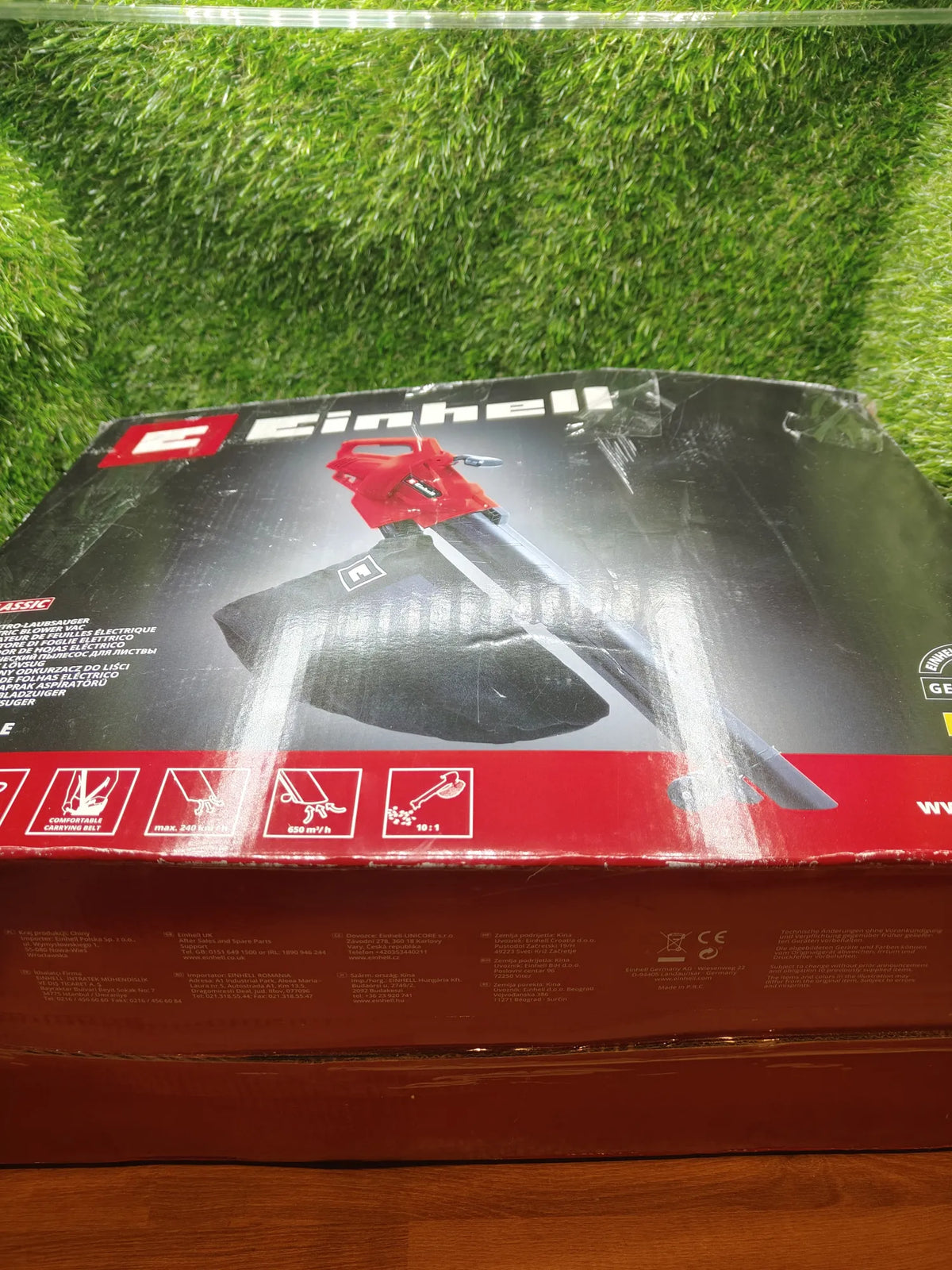 Aspirador eléctrico hojas Einhell