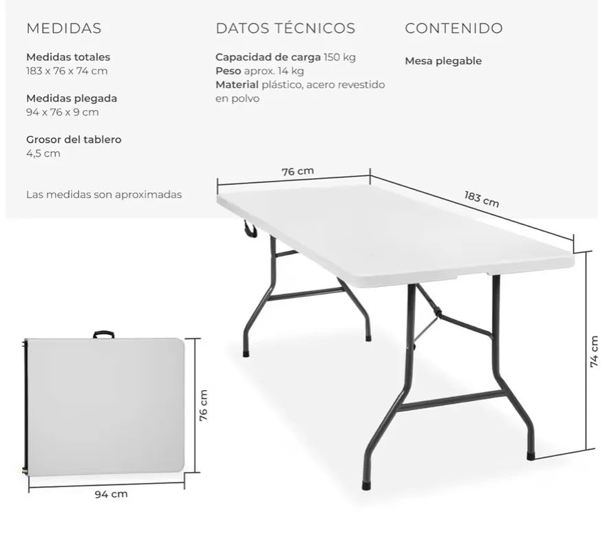 Mesa plegable