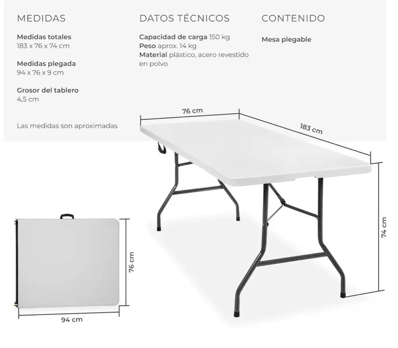 Mesa plegable