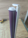 Estor enrollable de doble capa morado