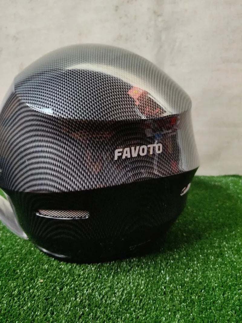 Casco Integral Carbono Moto (ADULTO)