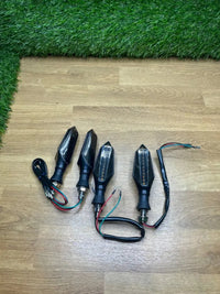 URAQT Intermitentes LED para Moto, 4 PCS 12V Unive