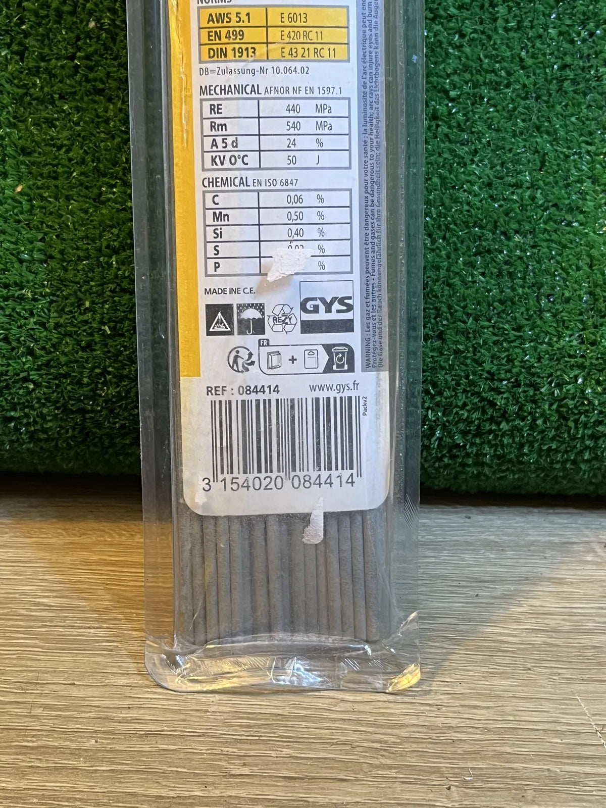 50 ELECTRODES RUTILES ACERO GYS