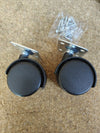 kit de 4 ruedas giratorias 40mm  emuca